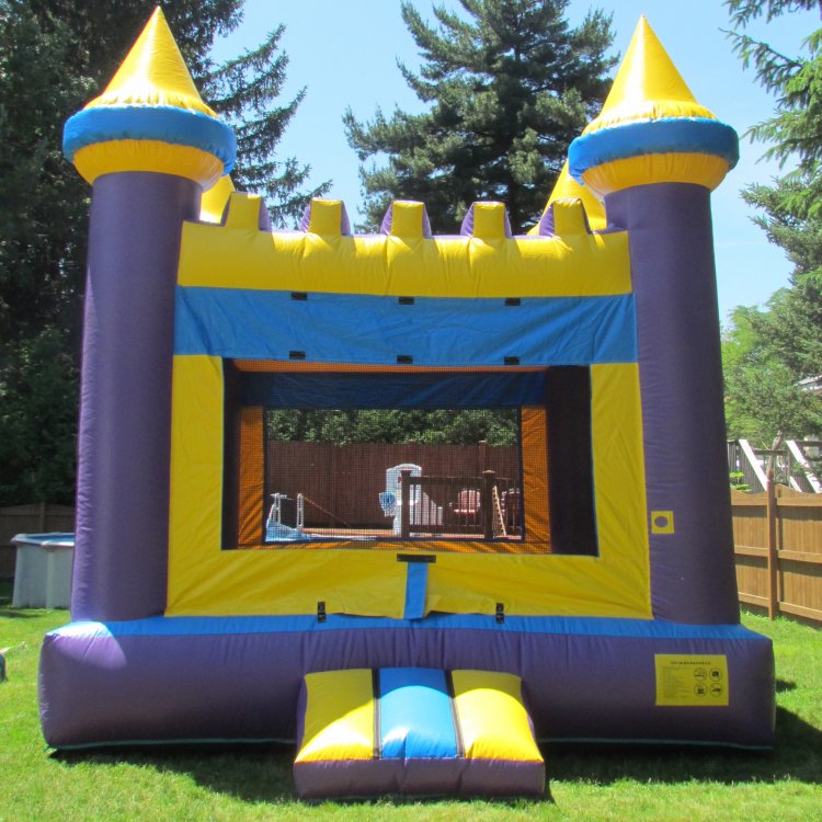 Yellow Castle Bounce House (Large)
