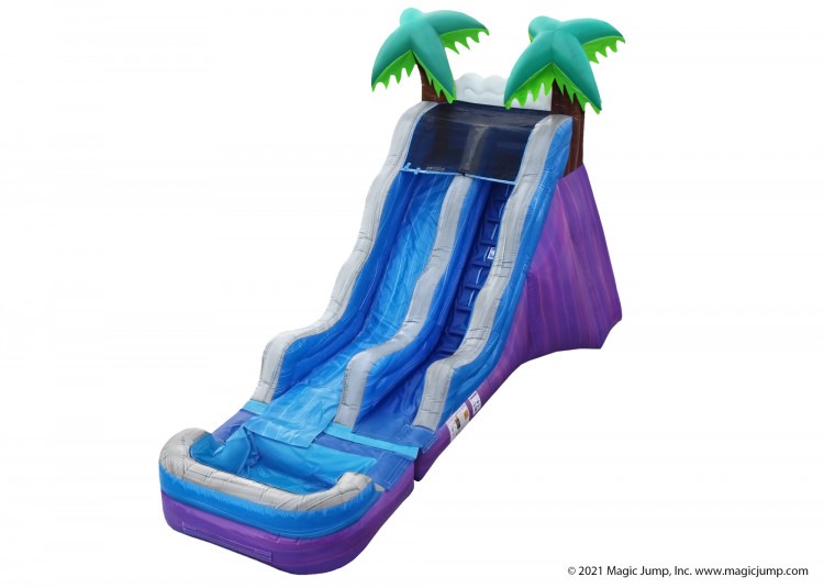 17ft Tropical Paradise (wet/dry) Slide