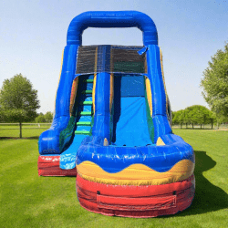 12 fun waterslide outside view.jpg 1744829368 12ft Primary Color Slide (wet/dry)