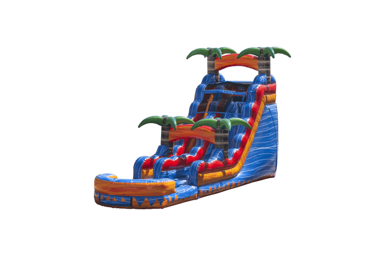 20ft Tropical Inferno Slide (wet/dry)